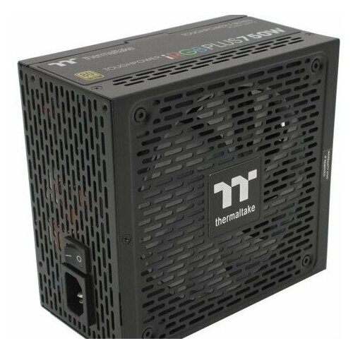 Блок питания Thermaltake ATX 750W Toughpower iRGB Plus 80+ gold (24+4+4pin) APFC 140mm fan color LED 9xSATA Cab Manag RTL