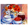 Цветной Картина по номерам "Малиновое варенье" 30х40 см (EX5690) - изображение
