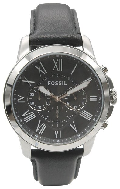 Наручные часы FOSSIL FS4812, черный, серебряный