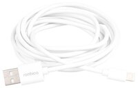 Кабель Rombica Digital USB - Lightning (IR-01/02) 2 м черный