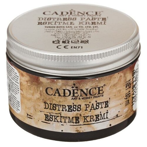 Паста Cadence Distress Paste для создания эффекта состаривания. Black Soot-DP1305