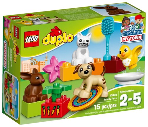 Конструктор LEGO DUPLO 10838 Домашние питомцы, 15 дет.