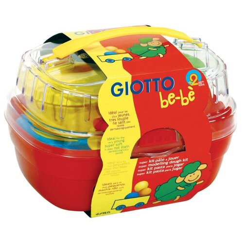 фото Масса для лепки GIOTTO be-be Bucket pasta 4 цвета по 100г (462600)