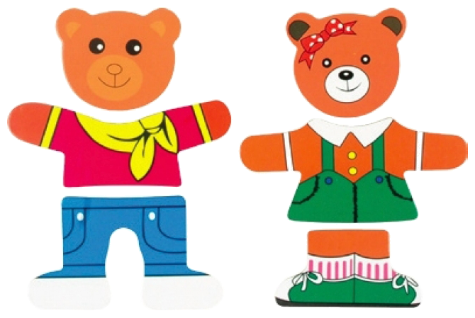 Игрушка из дерева МДИ, Два медведя Мир деревянных игрушек - фото №2