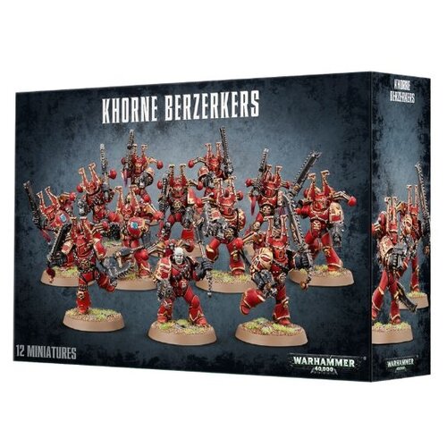 Миниатюры Games Workshop Chaos Space Marine Khorne Berzerkers, 1 шт.