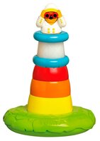 Игрушка для ванной Tomy Пирамидка Маяк (E72194) белый/зеленый/красный