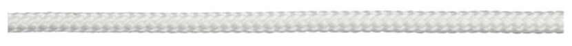 Шнур плетеный полипропиленовый 8 прядей белый d1,7 мм 20 м для жалюзи