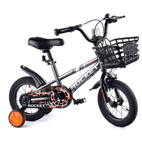 Велосипед детский 2-х колесный 12 ROCKET цвет серый модель 2023 года 560000₽