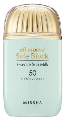 Missha All Around Safe Block солнцезащитное молочко-эссенция Essence Sun Milk SPF 50