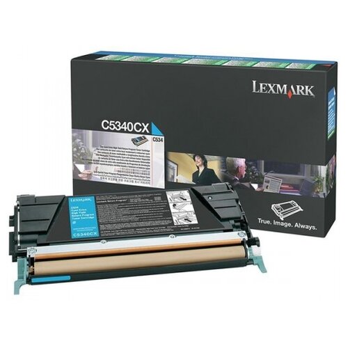 Картридж Lexmark C5340CX, 7000 стр, голубой картридж lexmark 12a1980 285 стр многоцветный