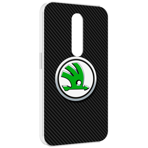 Чехол MyPads skoda шкода 2 для Motorola Moto X Force (XT1585 / XT1581) задняя-панель-накладка-бампер