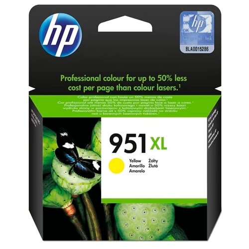 Картридж HP CN048AE, 1500 стр, желтый