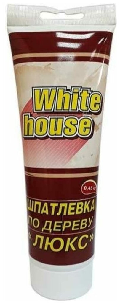 Шпатлевка ПО дереву WHITE HOUSE береза 0,45 кг - фотография № 1