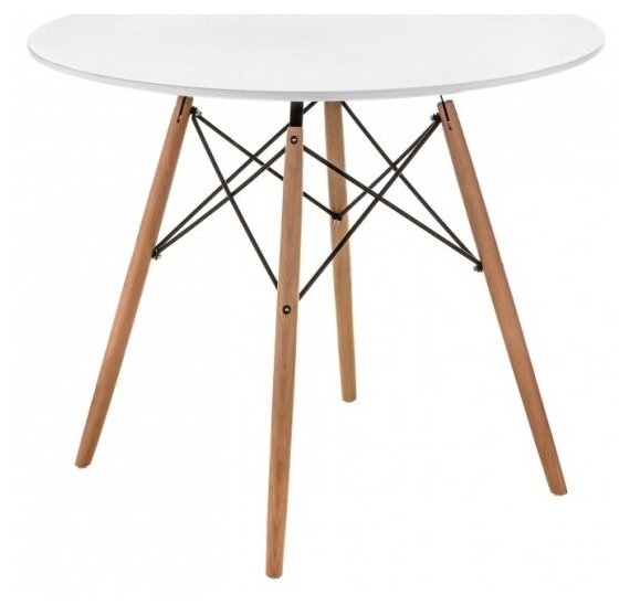 Стол Woodville деревянный Table 80 white / wood