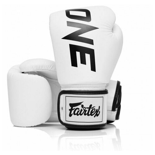 Боксерские перчатки Fairtex One ChampionShip белые 16 унций боксерские перчатки fairtex one championship синие 10 унций