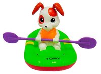 Игрушка для ванной Tomy Щенок на лодке (E72424) разноцветный