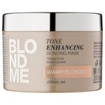 Blondme Tone Enhancing Бондинг-маска для волос теплых оттенков блонд - изображение