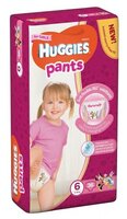 Huggies трусики для девочек 6 (15-25 кг) 36 шт.