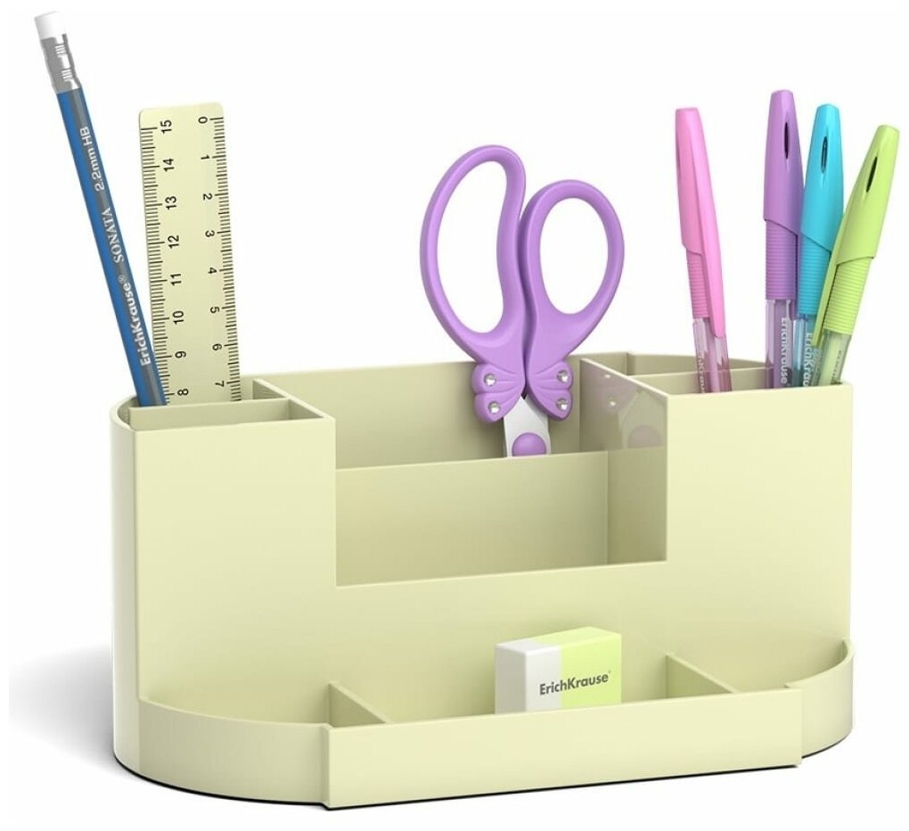 фото Набор настольный ErichKrause® Victoria, Pastel, желтый