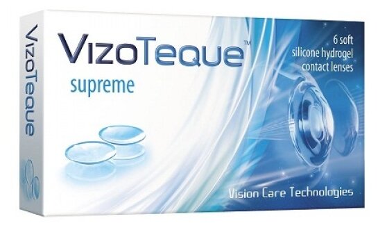 VizoTeque Supreme 6 линз В упаковке 6 штук Оптическая сила -4.5 Радиус кривизны 8.6