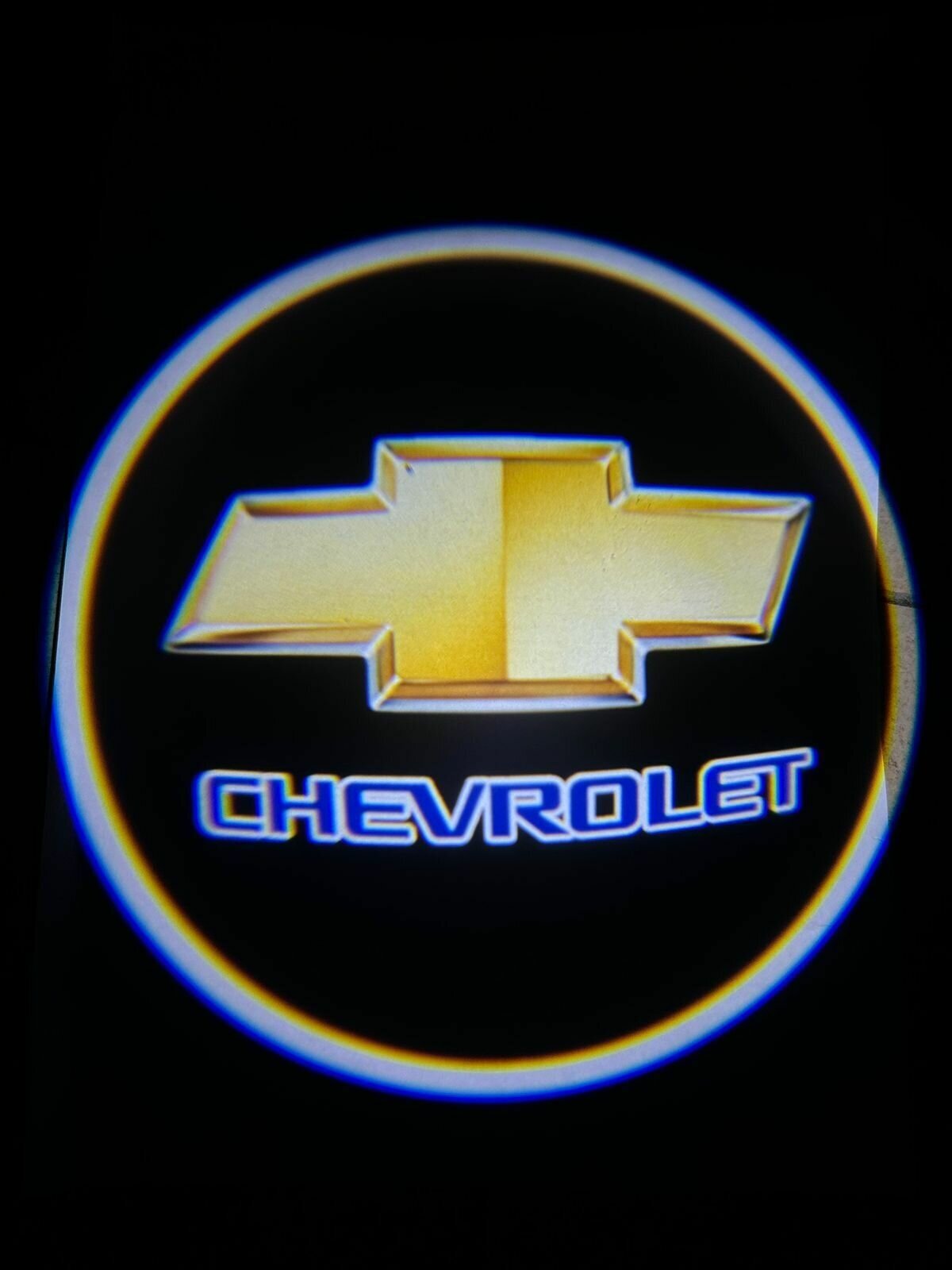 Подсветка с логотипом (проекция) беспроводная в двери для Chevrolet 2 