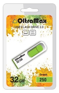 USB флэш-накопитель OLTRAMAX OM-32GB-250-зеленый 1076967