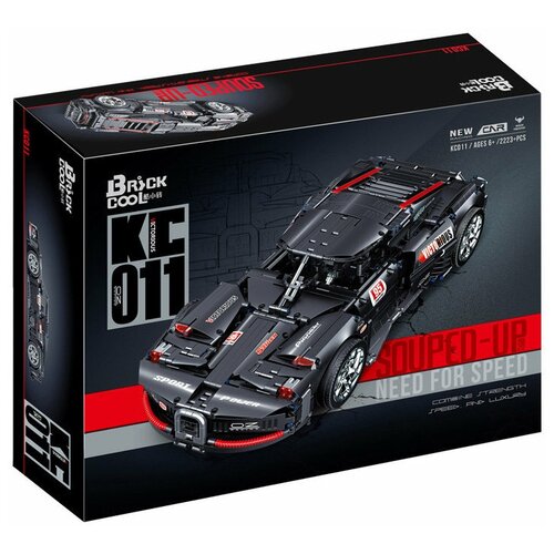 Конструктор BrickCool Чёрный спорткар KC011