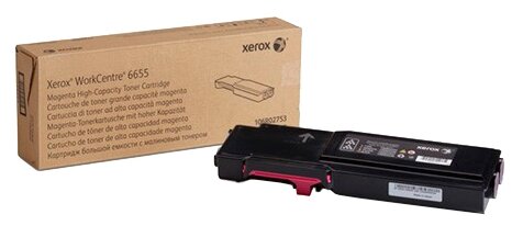 Картридж Тонер Xerox пурпурный WC6655 (7.5k) 106R02753