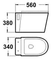 Унитаз MELANA MLN-В2380В