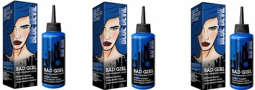 Краска для волос Bad Girl, Blue Devil, синий, 150мл х 3шт