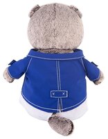 Мягкая игрушка Basik&Co Кот Басик в синем кителе 22 см