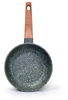 Сковорода Fissman Etna Stone 4262 26 см, серый/коричневый
