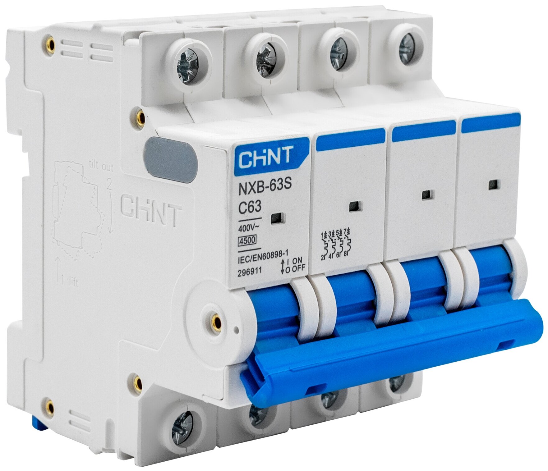 Автоматический выключатель CHINT NXB-63S (C) 4.5kA 40 А — купить в ...