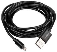 Кабель Rombica Digital USB - Lightning (IR-01/02) 2 м черный