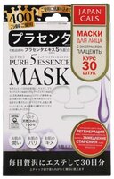 Japan Gals маска Pure 5 Essence с плацентой 30 шт. пакет