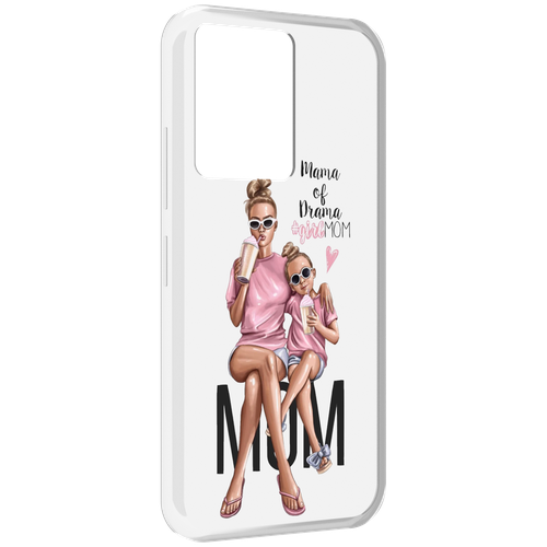 Чехол MyPads Мама-мечты женский для Infinix Note 12 5G X671 / Note 12 Pro 5G задняя-панель-накладка-бампер