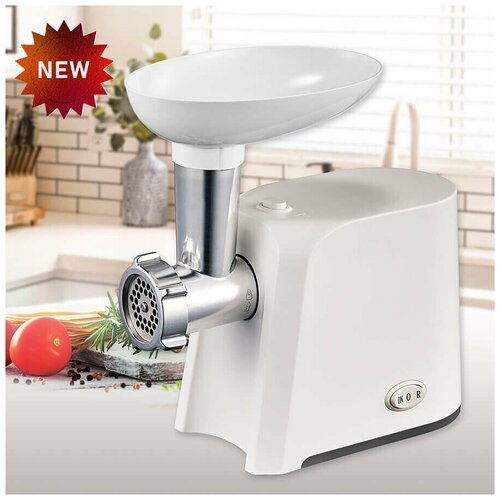 Мясорубка MS белая для дома бытовая мясорубка электрическая функция реверс3 Насадки для измельчения домашняя мясорубка для фарша колбасы сосисок 655500₽