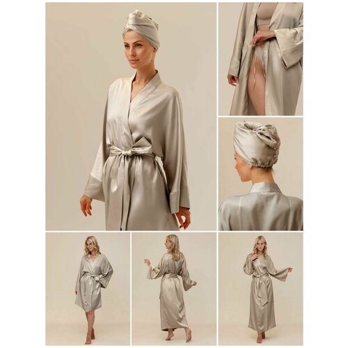 Халат Я ДОМА, размер 42-48, бежевый