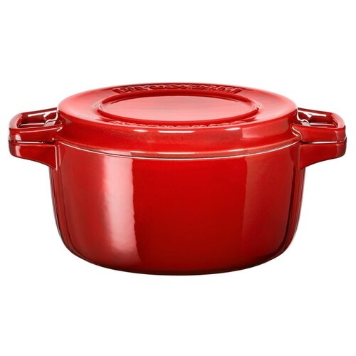 Кастрюля KitchenAid KCPI60CRER, 5.7 л, диаметр 28 см