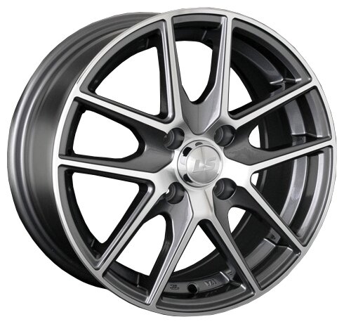 Диски LS Wheels 771 7,5x17 5x108 D63.3 ET50 цвет GMF (темно-серый,полировка)