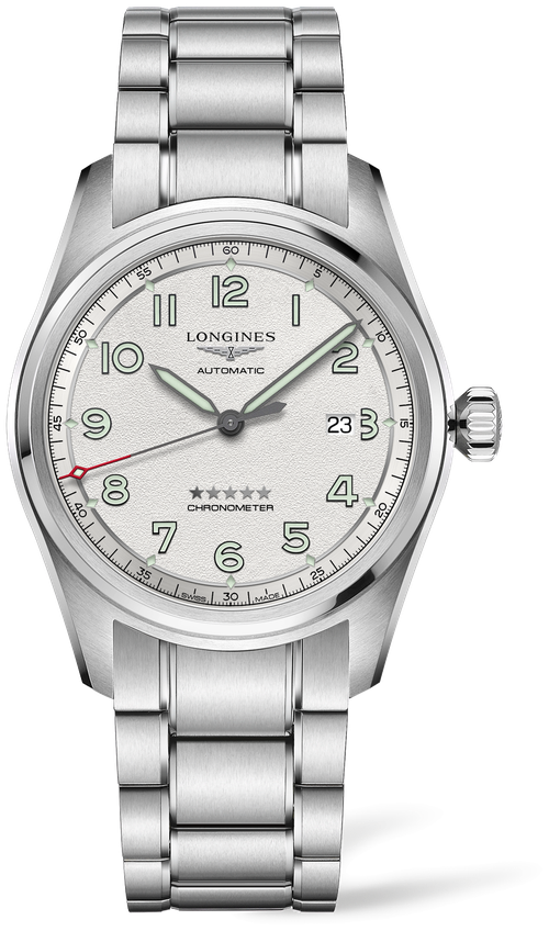 Наручные часы LONGINES Longines Spirit, белый, серебряный