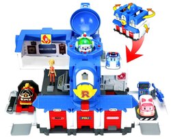 Silverlit Игровой набор Robocar Poli Штаб-квартира 2.0 с фигуркой Джин 83304