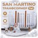 Кроватка-трансформер Sweet Baby San Martino 7 в 1 с маятником Bianco Naturale