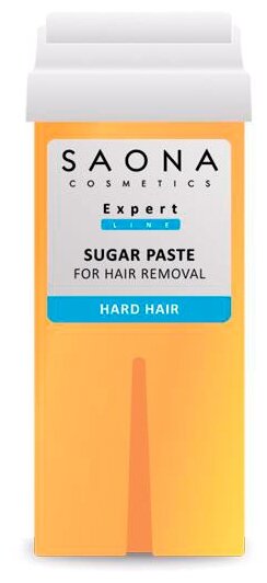 Сахарная паста в картридже Плотная для теплых зон (Hard Hair) SAONA Cosmetics Expert Line, 150 гр