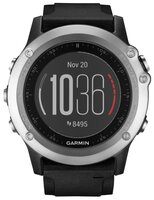 Часы Garmin Fenix 3 HR серебряный/черный