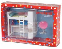 Lundby Набор мебели для детской Смоланд (LB_60208400) белый/розовый/синий