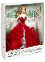 Кукла Barbie Праздничная 2015 Блондинка, 29 см, CHR76