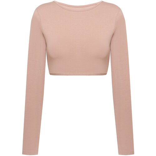 фото Топ с длинными рукавами odaliska cotton бежевый (m) petra