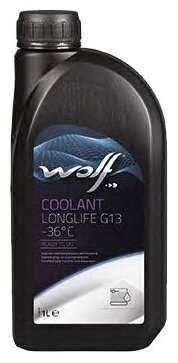 Антифриз "Wolf Coolant -36°c Longlife G13" 1л Wolf арт. 8327483