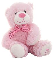 Мягкая игрушка TY Classic Медвежонок My first Teddy розовый 20 см